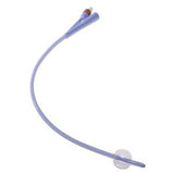 Sterile silicone Foley catheter with balloon for medical use, home care supplies