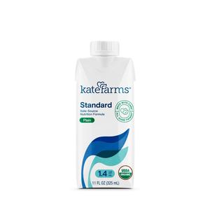 Kate Farms Standard nutrition formula carton, 325 ml, plain flavor, for medical use