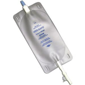 Sterile medical urine collection bag with drainage tube and measurement markings for home use