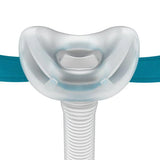 Nasal CPAP mask kit with soft silicone cushion, head strap, and flexible tube