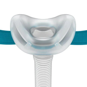 Nasal CPAP mask kit with soft silicone cushion, head strap, and flexible tube