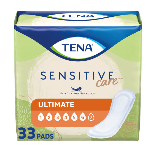 TENA Sensitive Care Ultimate Pads, Regular Length, 16"