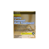 Box of fragrance-free soothing oatmeal bath treatment for irritated, itchy skin care