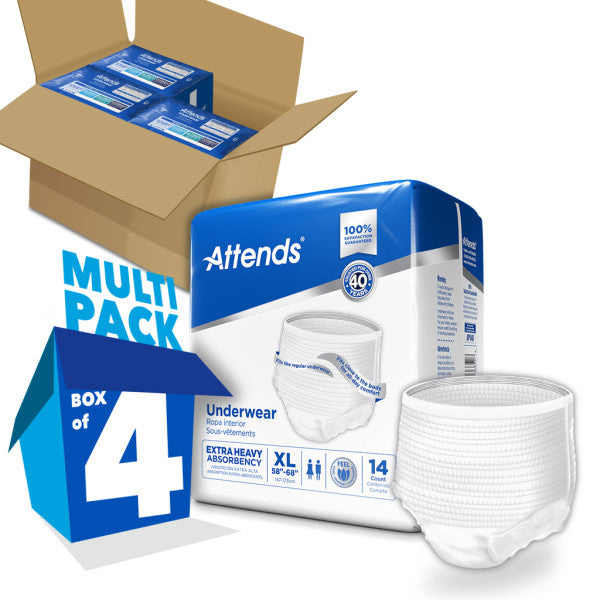 Attends Underwear, Extra Heavy Absorbency, X-Large