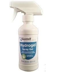 Gentell Hydrogel Spray Gel, 8 Oz Bottle