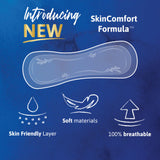 TENA Sensitive Care Extra Coverage Overnight Pads, 16"