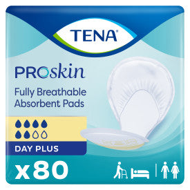 TENA ProSkin Day Plus Absorbent Pads, Heavy Absorbency, Unisex, 24"