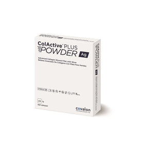 ColActive Plus Powder Ag advanced collagen wound filler with silver 10-pack box