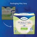 TENA Sensitive Care Extra Coverage Ultra Thin Light Bladder Leakage Pad for Women, Light Absorbency, 10"