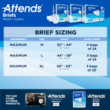 Attends Briefs, Ultimate Absorbency, Large