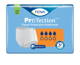 TENA Protection Classic Protective Incontinence Underwear, Moderate Absorbency, X-Large, Unisex, 55"- 66"