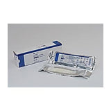 Sterile medical dressing pad with blue and white packaging for wound care