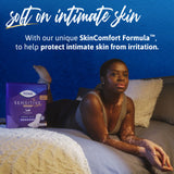 TENA Sensitive Care Extra Coverage Overnight Pads, 16"