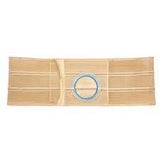 6" Left, Beige, Cool Comfort, Flat Panel Belt, Prolapse Flap, Large, 3" Opening Placed 1" From Bottom