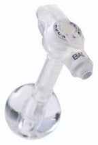 Clear silicone feeding tube with balloon tip for medical nutrition support