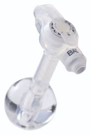 Clear silicone feeding tube with balloon tip for medical nutrition support