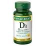 Nature’s Bounty Vitamin D3 2000 IU supplement bottle on white background