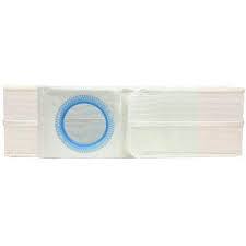 Ostomy barrier ring with blue inner seal for medical supply and stoma care
