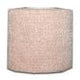Beige textured medical supply storage container on white background