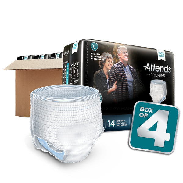 Attends Premier Underwear, X-large 56" - 68"