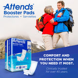 Attends Booster Pads, 3.74"x11.22"