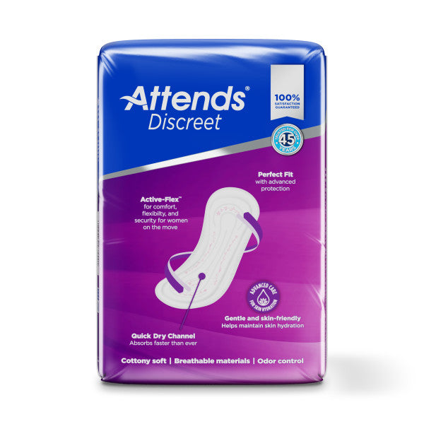 Attends Discreet Women's Maximum Long Pads