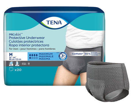 Tena Proskin Protective Underwear For Men M, 34" - 44".