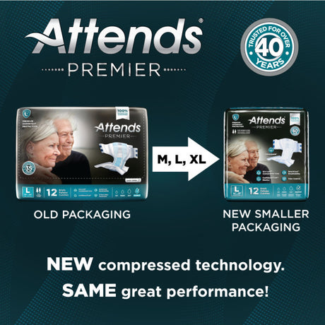 Attends Premier Brief, Medium, 32" - 44"