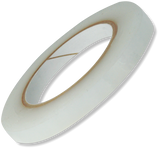 Clear medical adhesive tape roll for securing bandages and dressings
