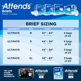 Attends Briefs, Ultimate Absorbency, XL