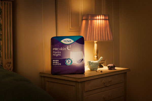 TENA ProSkin Overnight Super Protective Incontinence Underwear, Heavy Absorbency, Unisex, X-Large, 55"- 66"