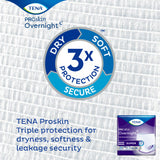 TENA ProSkin Overnight Super Protective Incontinence Underwear, Heavy Absorbency, Unisex, Medium