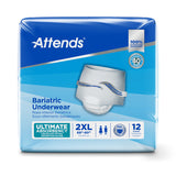 Attends Bariatric Underwear, Ultimate Absorbency, XX-Large, 68"- 80"