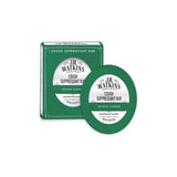 J.R. Watkins cough suppressant rub with menthol camphor, soothing chest ointment in green tin and box.
