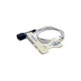 Disposable medical sensor with adhesive pad and connector cable for patient monitoring