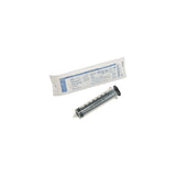 Sterile 35 mL medical syringe with clear packaging for home healthcare use