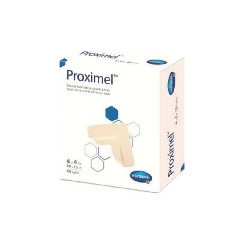 Proximel Basic Non-border Foam Dressing, 4" X 4"