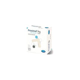 Box of Proximel Ag Silver Non Border sterile wound dressings for medical use