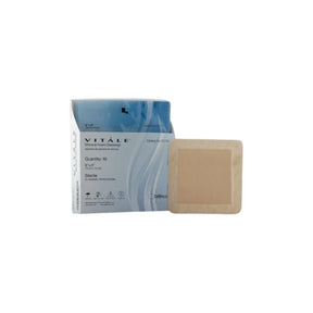Silicone foam dressing bandage and box, sterile wound care medical supply