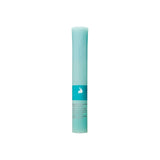 Light blue medical catheter tube with water droplet icon on white background