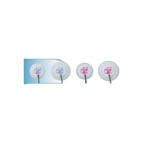 Disposable ECG electrodes with cartoon animal print for pediatric medical monitoring