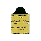 Q-Trace GOLD medical electrode pad with yellow backing for monitoring