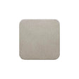 Square beige medical foam dressing with rounded edges on white background