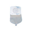 Transparent ostomy pouch with adhesive backing for stoma care and medical use