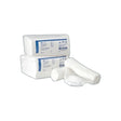 Sterile rolled gauze bandages for wound care and medical dressing, packaged in plastic wrap.