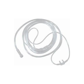 Clear oxygen nasal cannula tubing for respiratory therapy and home medical use