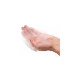 Hand holding a sterile medical gauze dressing for wound care and protection