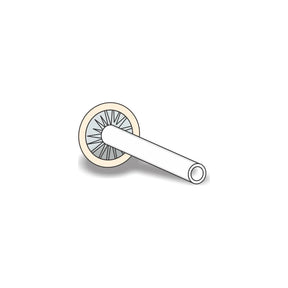 Medical drainage valve with adhesive base for home healthcare use