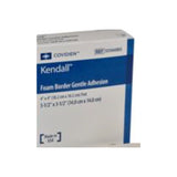Cardinal Health Kendall Amd Antimicrobial Foam Border Gentle Silicone Adhesion Dressing, Sacrum Large, 9.25" X 9.25"