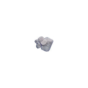 Sterile medical gauze pads and rolls for wound care on a white background